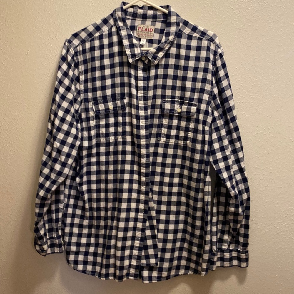 Old Navy plaid size extra extra large, long sleeve, perfect